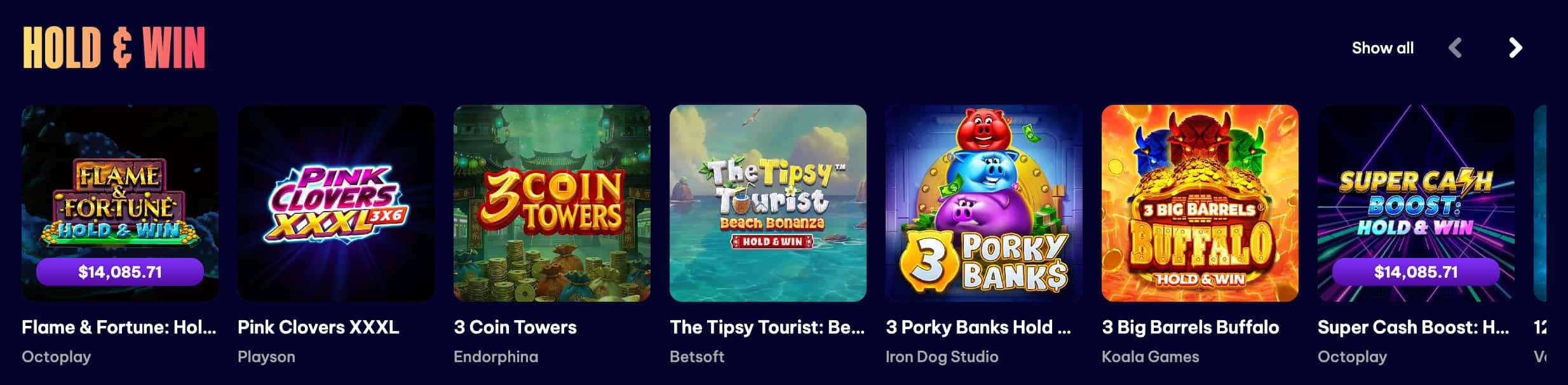Slots at Speedz Casino — In the mood to spin? Thousands of slots await.