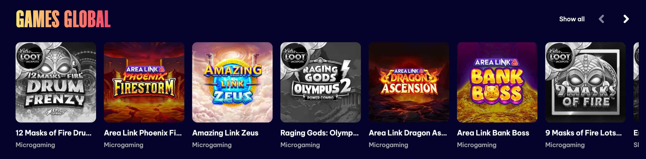 Games at Speedz Casino — Looking for a game? Explore the full catalogue.